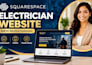 build squarespace electrician website electrical contractor website